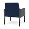 Lesro Mystic Lounge Reception Guest Chair, Black, MD Ink Back, MD Ink Seat, RS Echo Arm Panels ML1101 - alternate 3